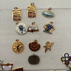 Vintage TOPS Charms and Charm Bracelet (25 Charms) TOPS Weight Loss